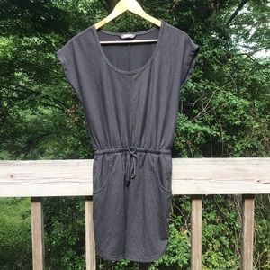 Striped North Face tie dress